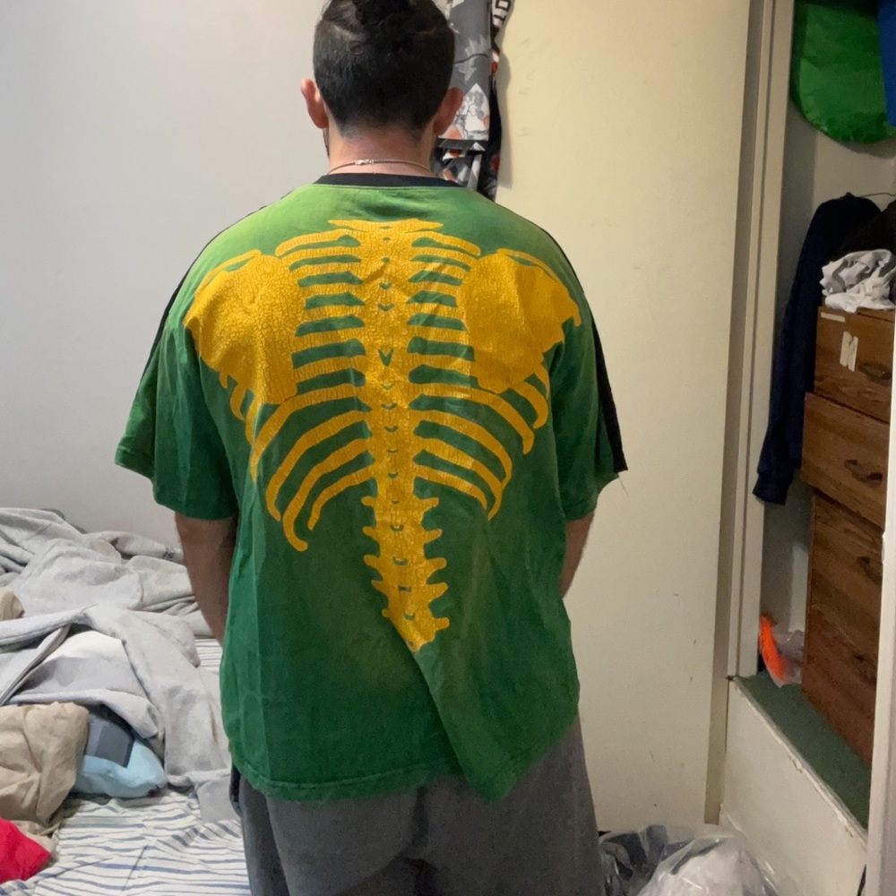 KAPITAL KOUNTEY RIBCAGE SHIRT SKELETON